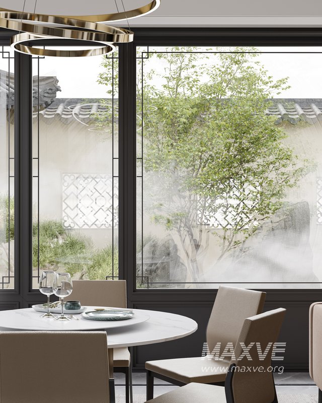 Chinese Living Room Dining Room - Image 10