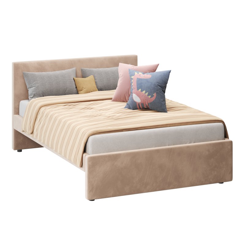 Upholstered bed frame - Image 8