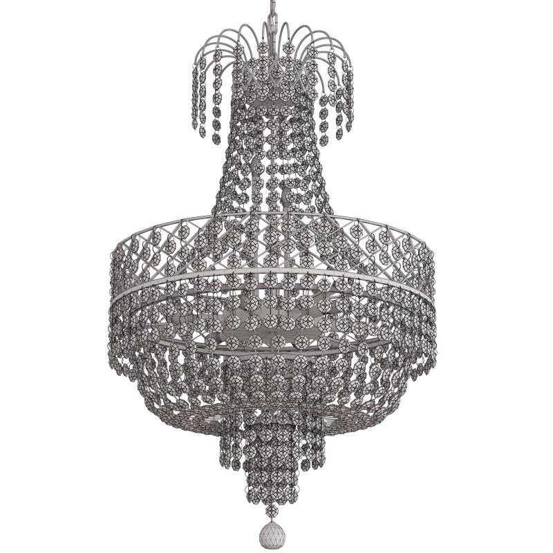 S S Traders Big Size Crystal Chandelier Ceiling Lamp - Image 2