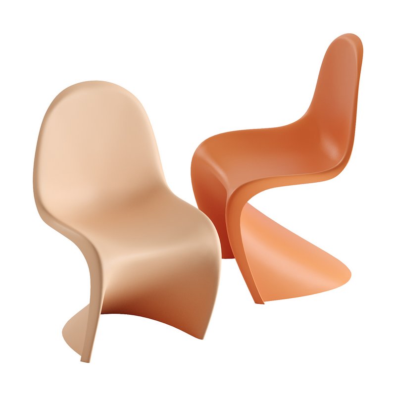 Panton Chair color Peach Fuzz by Vitra - Image 9
