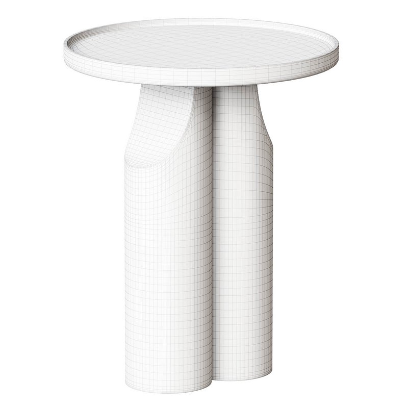 Solid walnut end table - Image 1