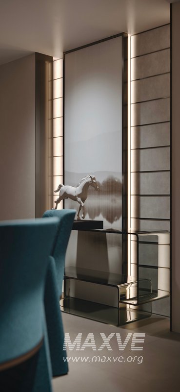 Chinese restaurant tea room hallway - Image 7