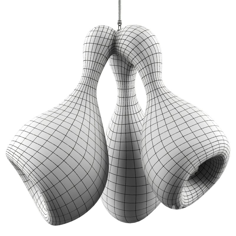 Unique hanging illuminated sculpture - Image 6