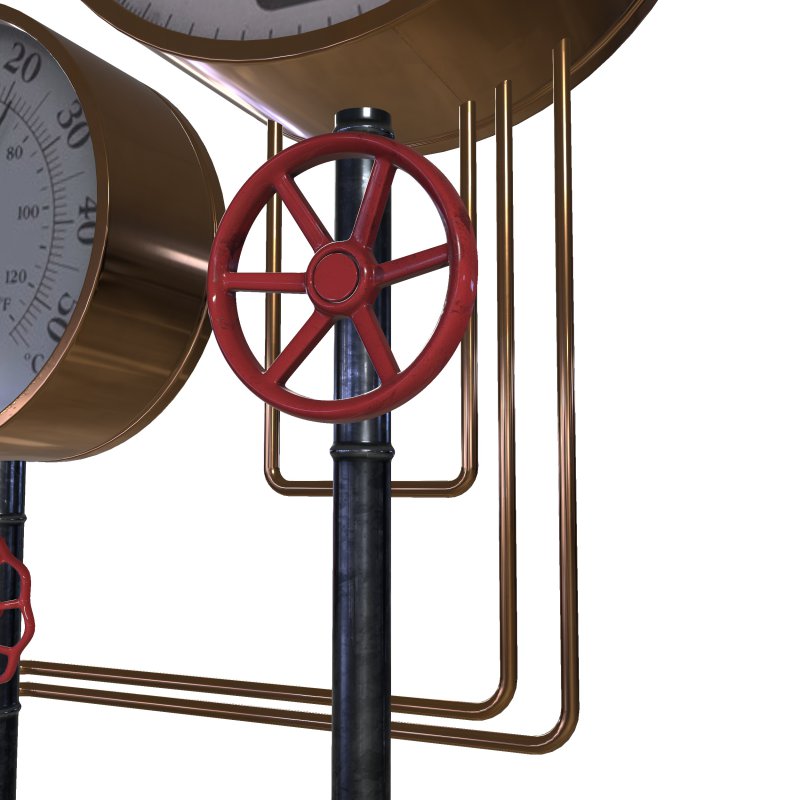 pipe wall clock - Image 1