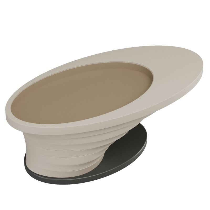 Rackers Light Glass Tea Table - Image 3