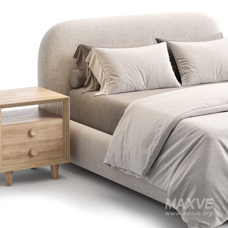 Laurent bed by Westelm - Image 4