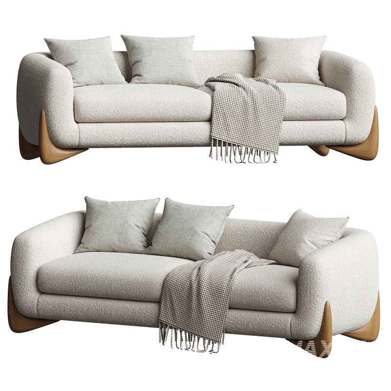 Amala Upholstered Sofa - Image 2