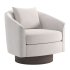 Camino Upholstered Swivel Lounge Chair - Thumbnail 2