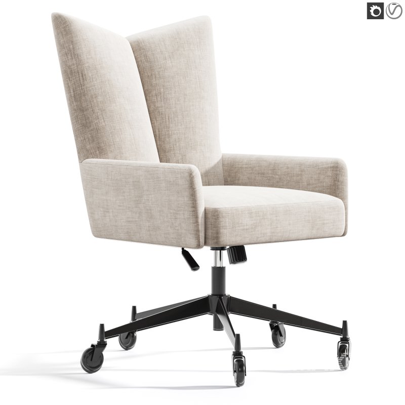 Bowtie Green Boucle Office Chair Model 3002 by Paul McCobb - Image 6