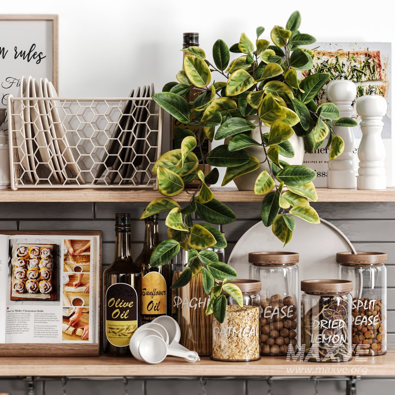 Scandinavian Elegance Kitchen Set 21 - Image 2