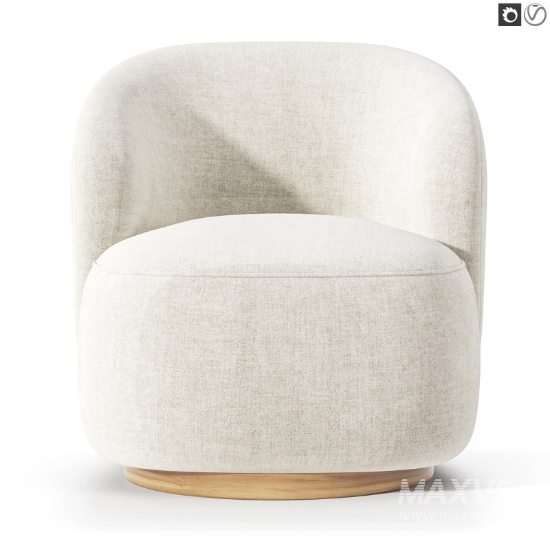 Sienna Fabric Swivel Armchair - Image 2