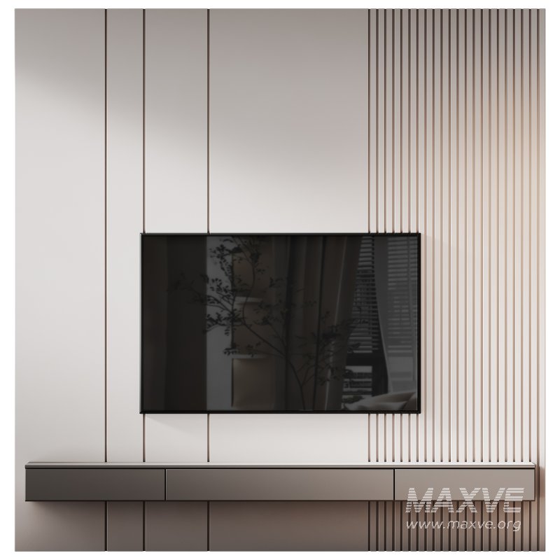 TV Wall for living room TV WALL 04 - Image 1