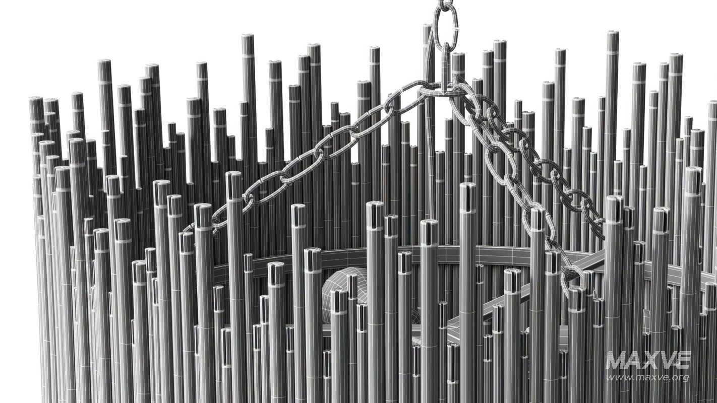 Gathered Glow Chandelier - Image 7