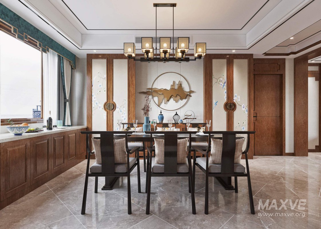 chinese living room dining room office room - Image 3