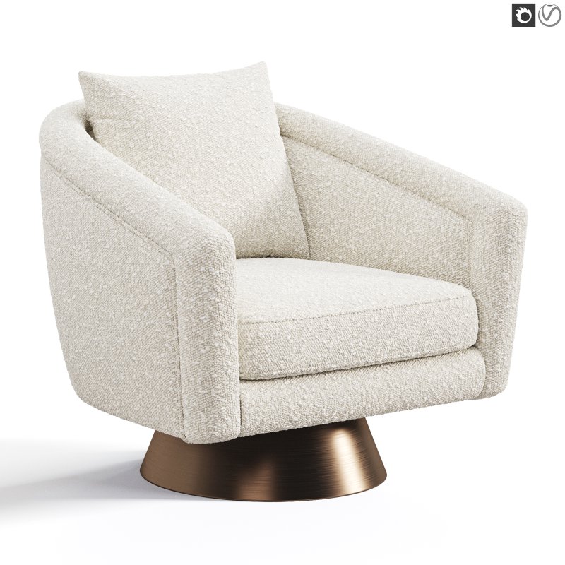 Swivel chair Fano - Image 4