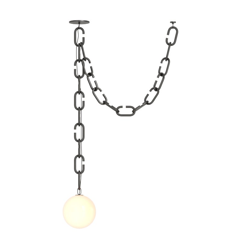 Serif Swagged Pendant - Image 2