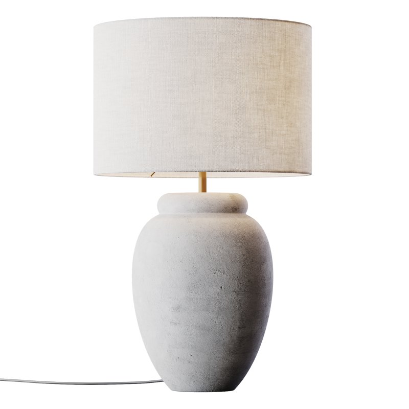 Grote tafellamp Bodhi met keramische voet - Image 3