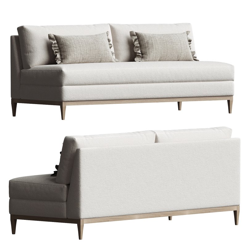 Barton Armless Sofa - Image 1