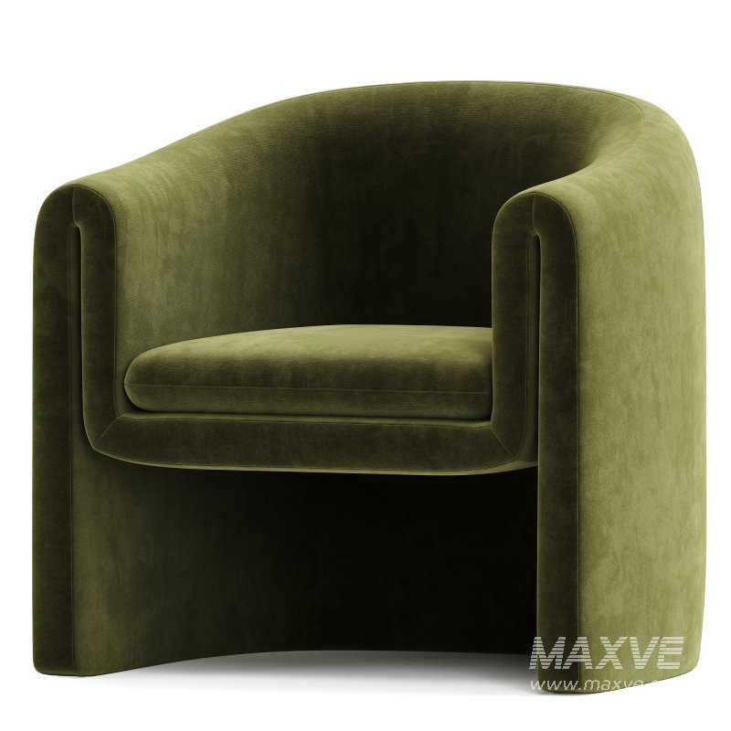 Pollman Upholstered Barrel Chair - Image 2