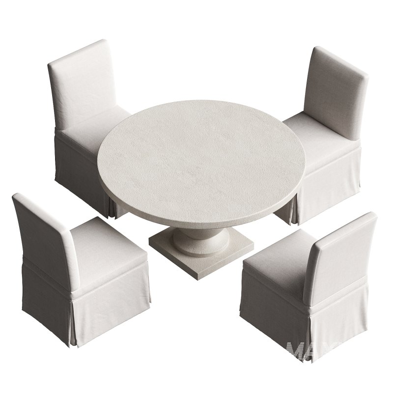 Terrace Round Dining Table set - Image 2