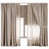 Curtain Set With Linen And Sheer Layer 68 - Thumbnail 4