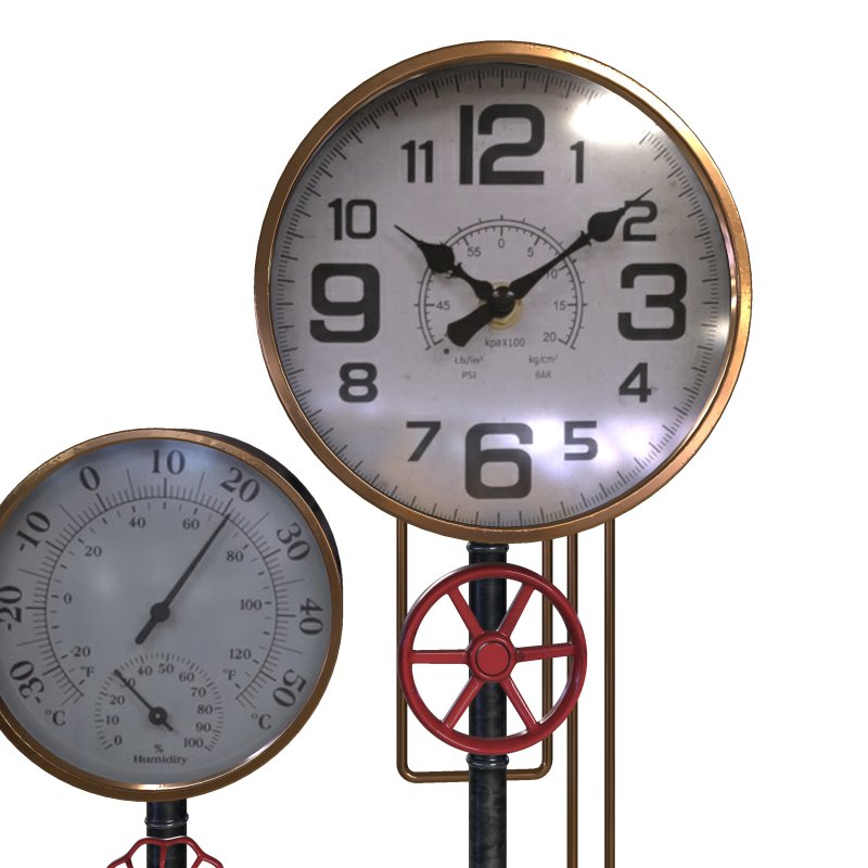 pipe wall clock - Image 5