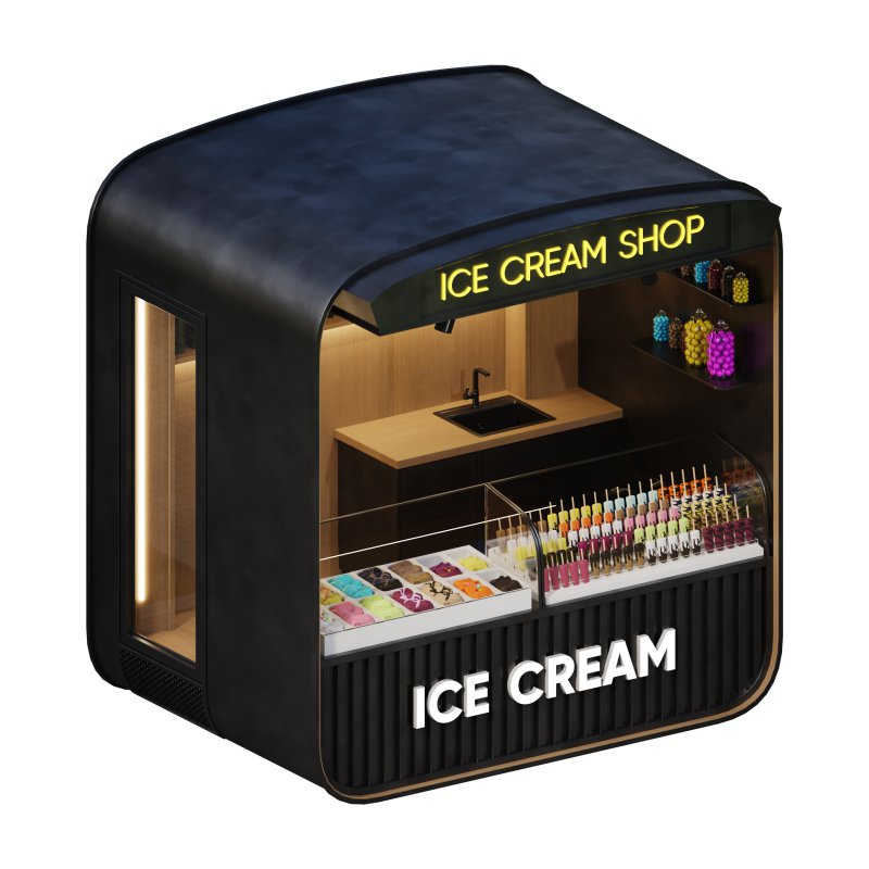 Ice Cream Shop 01 by Devran3D - Image 4