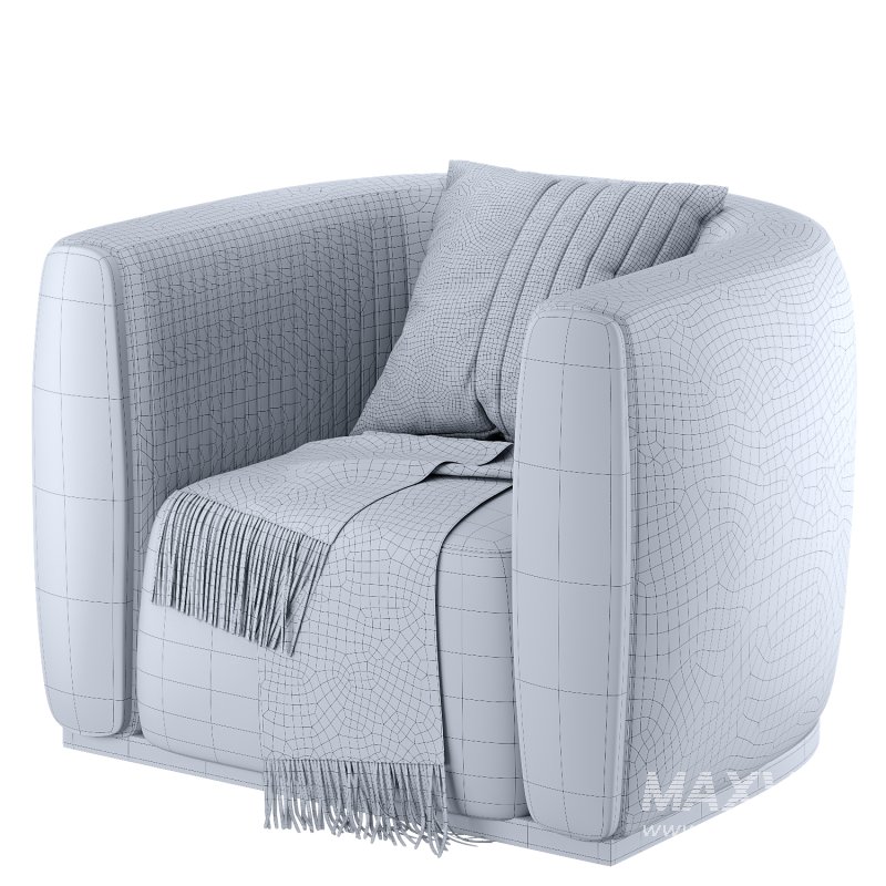 Collar armchair - Image 2