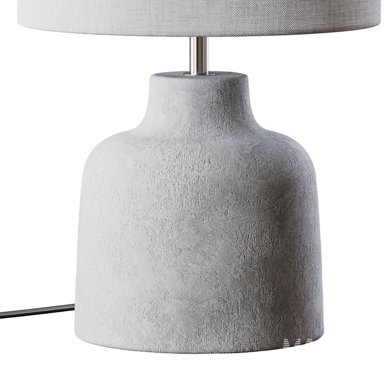 Handgemaakte tafellamp Ike betonnen voet - Image 13
