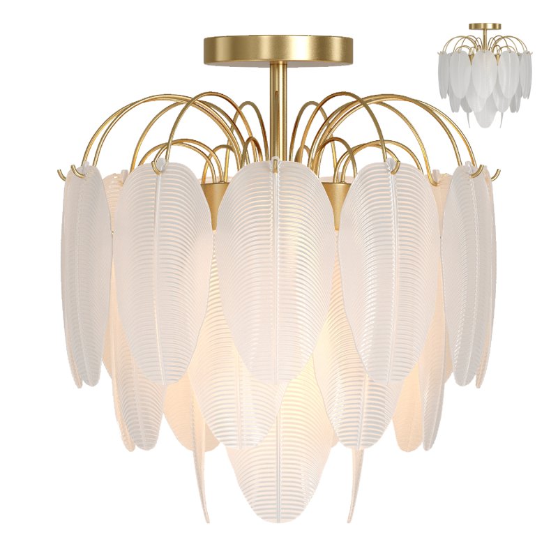 Alessia 4-Light Semi-Flush Mount - Image 1