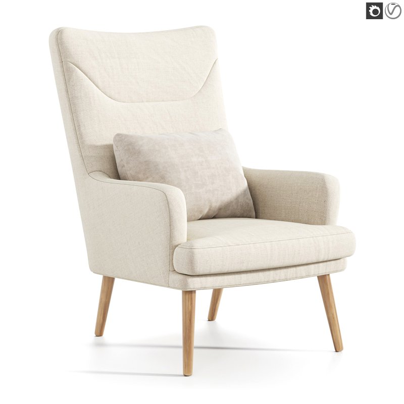 Pelagonia Fabric Armchair - Image 8