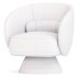 Saboor Upholstered Swivel Barrel Chair - Thumbnail 1