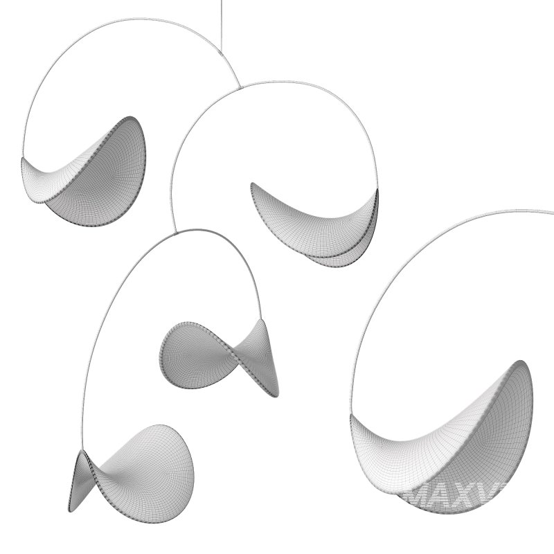 llll-02 fabric pendant 4 lights - Image 3