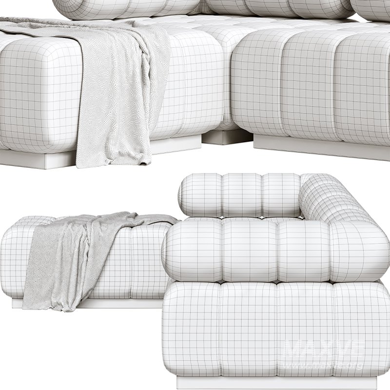 Roma Outdoor 4-Piece Sectional - Image 1