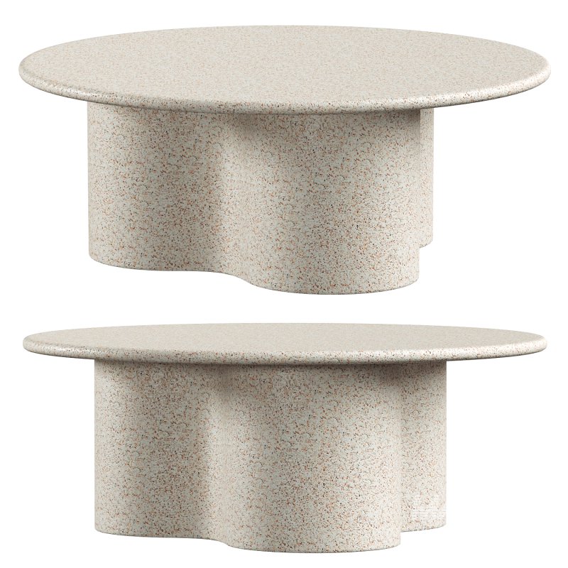 Artie Outdoor Wave Coffee Table - Image 3