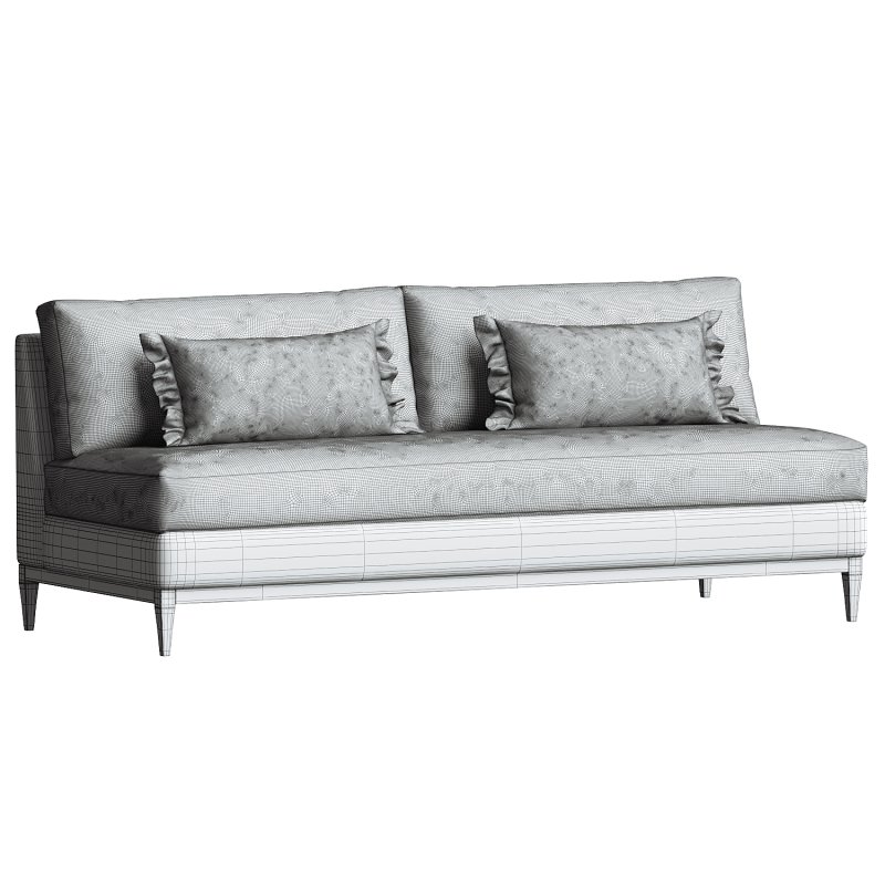 Barton Armless Sofa - Image 2