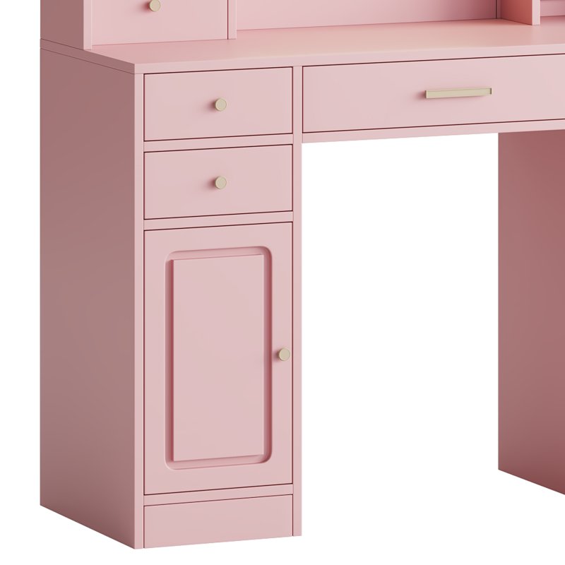 Vanity Desk with LED Lighted Mirror - Image 11