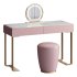 Beige and Gold solid wood Vanity set - Thumbnail 2