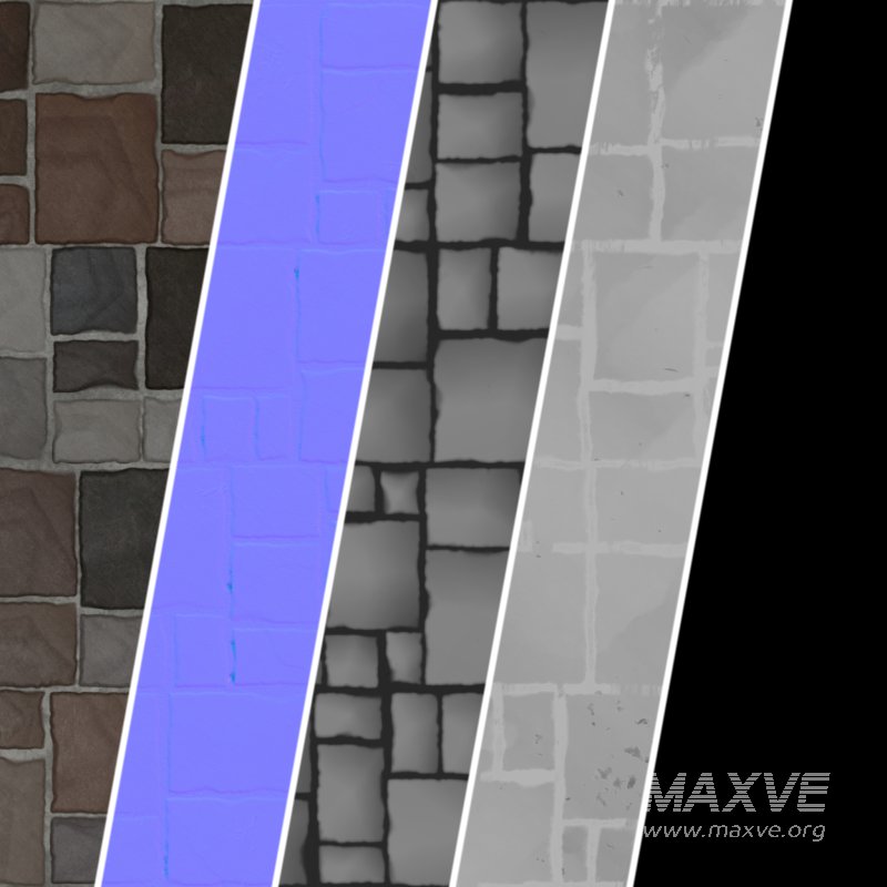 Stone Wall Materials 05- Sbsar Pbr 4k Seamless - Image 3