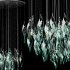 GG Bract Glass Chandelier - Thumbnail 1