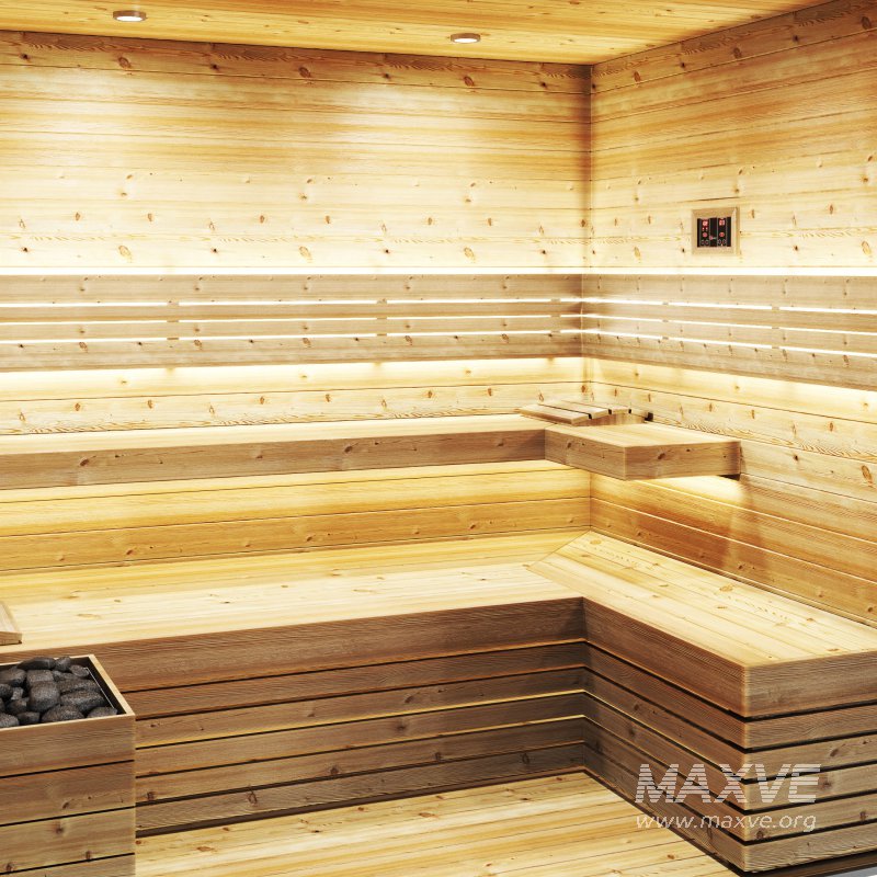 Sauna 02 and steam room - Image 5