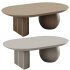 Nordic Cream Style Coffee Table - Thumbnail 1