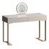 Beige and Gold solid wood Vanity set - Thumbnail 1
