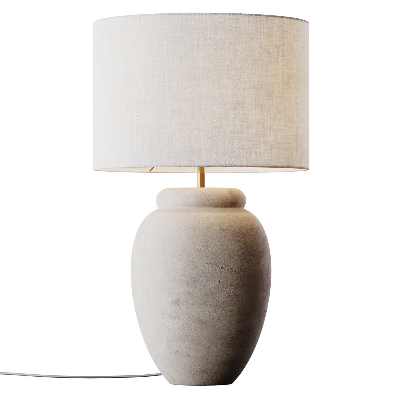 Grote tafellamp Bodhi met keramische voet - Image 2
