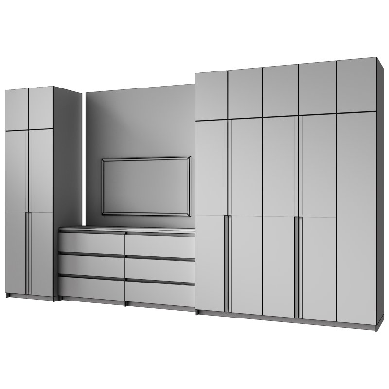 TV Wall for bedroom TV WALL 01 - Image 6