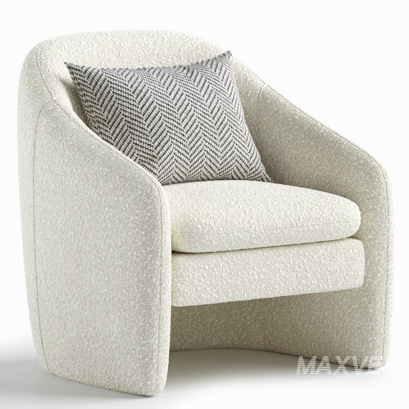 Bajram Upholstered Armchair - Image 4