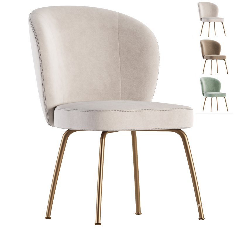 Greer Upholstered Dining Chair - Image 1