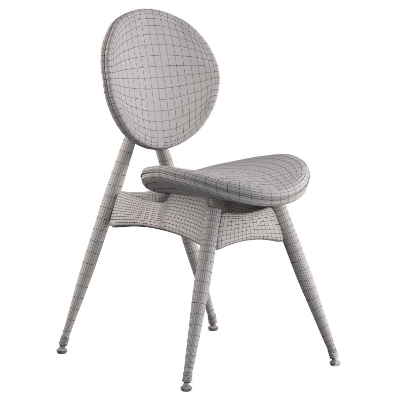 Circle Dining Chair by oandd without armrests - Image 1