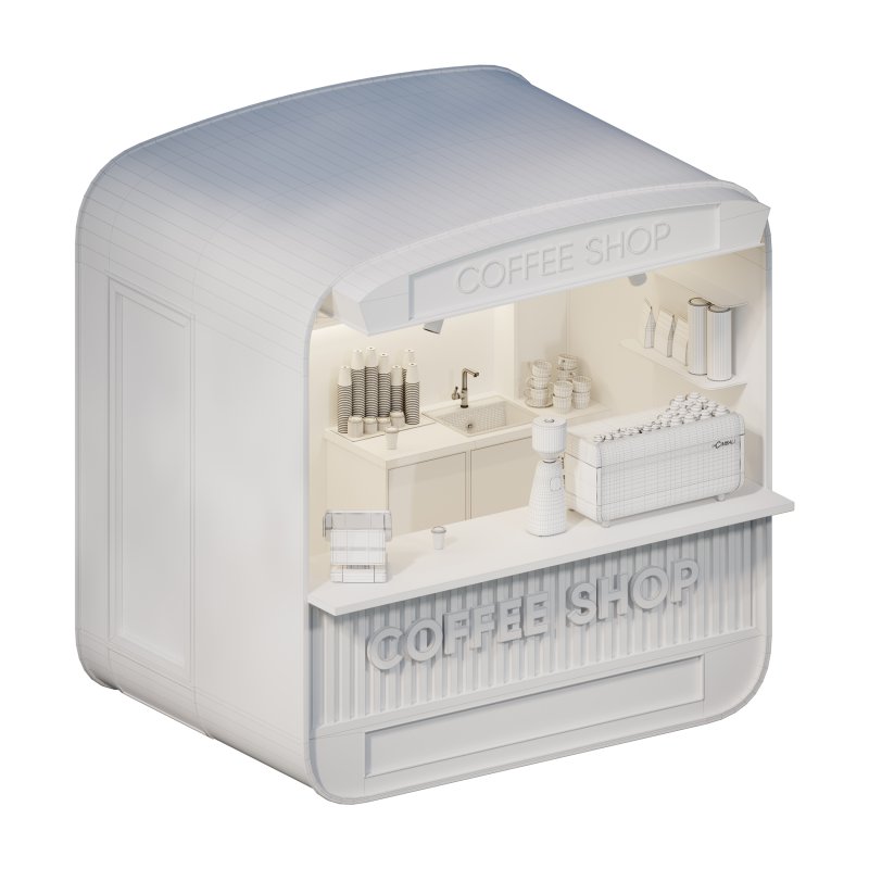 Coffee Shop 01 by Devran3D - Image 5