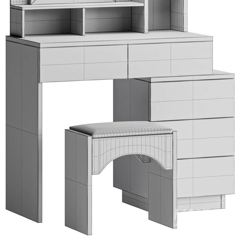 Coiffeuse Morilus avec armoire reglable - Image 13